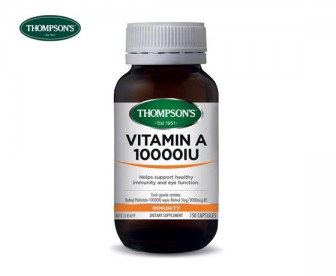 Thompson's 汤普森 维生素A 10000iu 150粒 Thompson's 汤普森 维生素A 10000iu 150粒